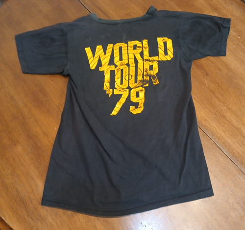 Camiseta de concierto pequeña original de colección Alice Cooper Mad House Rock World Tour 1979 - Imagen 6 de 22
