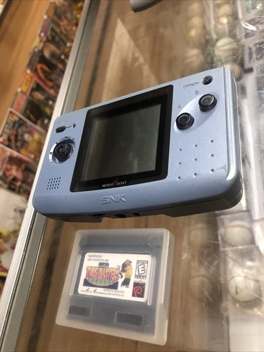 Neo Geo Pocket Color SNK Console Hand Held System Pearl Blue USA Seller Working