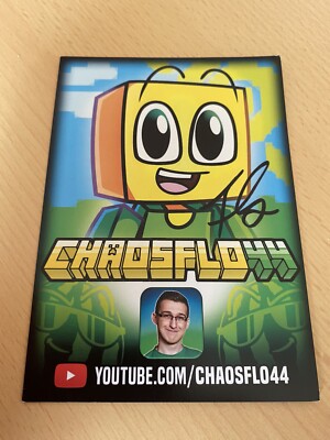Chaosflo44 Autogrammkarte