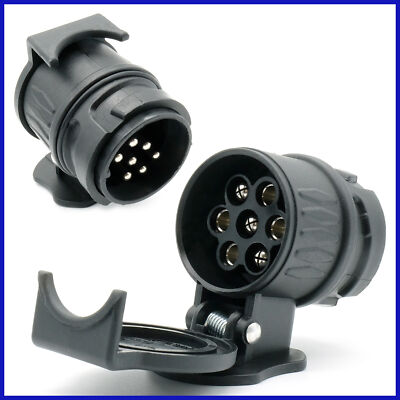 Kurzadapter 13 polig auf 7 polig PKW Anhänger 12V Adapter AHK Anhängerkupplung