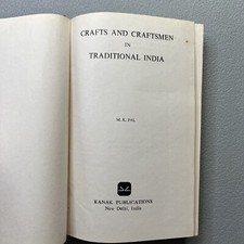 Crafts And Craftsman In Traditional India MK ...