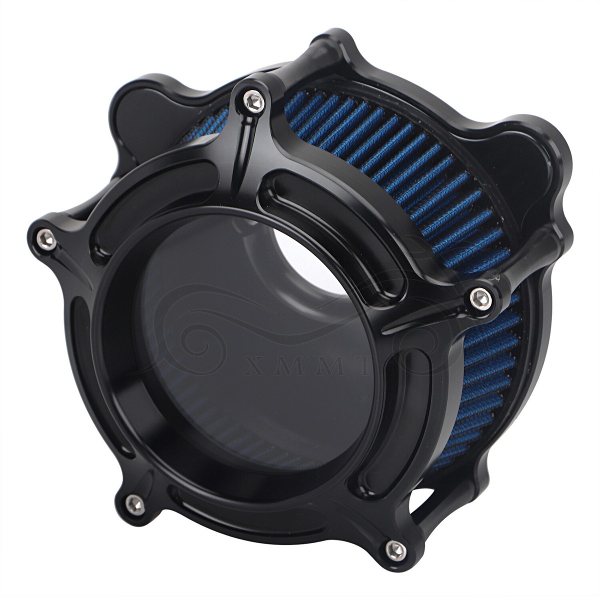 Clear Air Cleaner Blue Intake Filter For Harley Dyna Fatboy