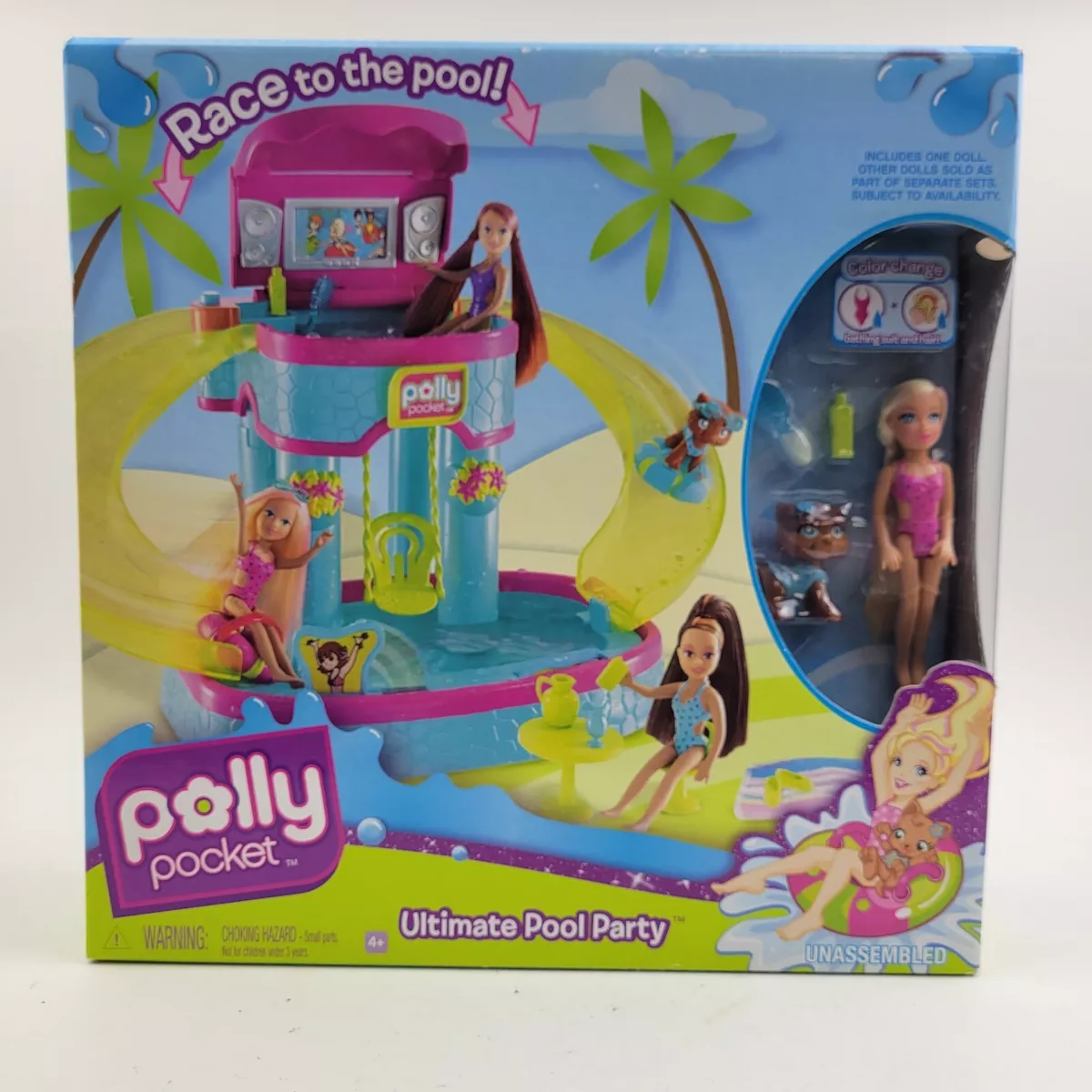 Polly Pocket Festa na Piscina - Mattel