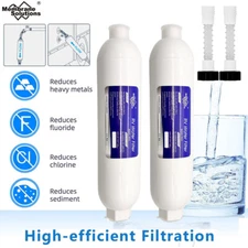 RV Inline Water Filter System|Hose Protector,for Camper Gardening Motorhome