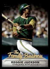 2019 Topps Update The Family Business Blue Reggie Jackson #FB-25 HOF