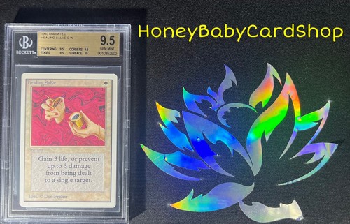 MTG Unlimited Edition 1993 Healing Salve BGS 9.5Q+ (TRUE QUAD+) Old School 93/94 - Picture 4 of 6