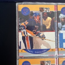 1990-91 Pro Set #262 Paul Cavallini St Louis Blues