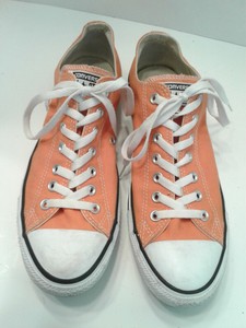 womens orange chuck taylors