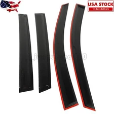 4PCS Window Visor For 2013-2019 Ford Escape Acrylic Rain Sun Deflector Guard Set