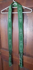 VTG Easter School Room Hand Woven Priest Clergy Stole Weaving Kelly Green March