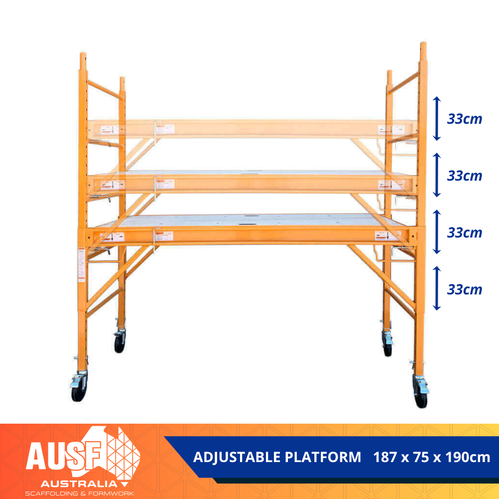 450KG Mobile Scaffold Safety Platform Scaffolding Portable Ladder
