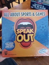 Hasbro Speak Out Misheard Song Lyrics& all about sports & game Mouthpiece SEALED