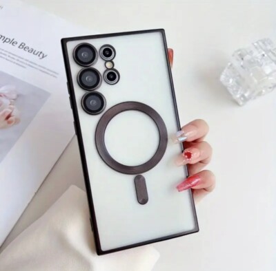 MagSafe Hülle Kameraschutz für Samsung Galaxy S25 S24 S23 Plus Ultra Magnet Case