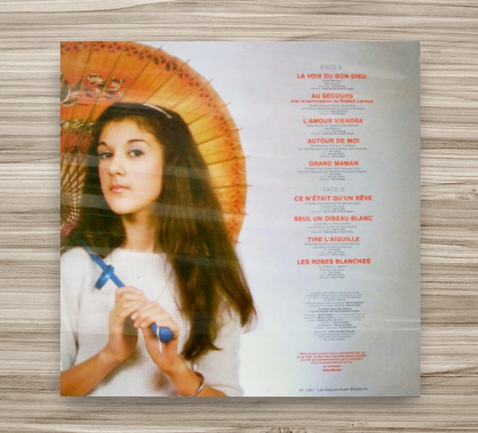 Céline Dion La Voix Du Bon Dieu (1981) Super Étoiles SPE 4101 vinyl