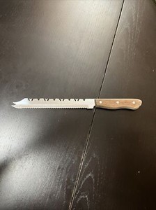 Vintage Precision Hollow Ground Stainless Duel Bladed Knife Japan 7–1/2 Blade