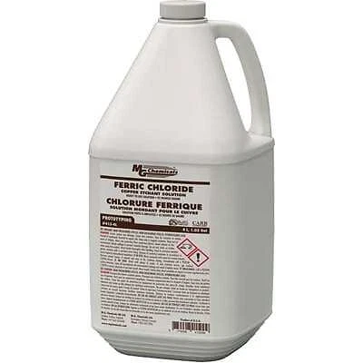 1PC MG CHEMICALS 415-4L Chemical, Etchant, Bottle, Wt 1gal., Ferric Chloride/Hy