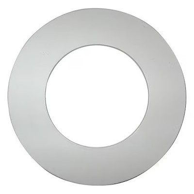 Flange Gasket, 6 In., 1/8 In., White, Ptfe,  24Sh-Rg-0150-125-0600