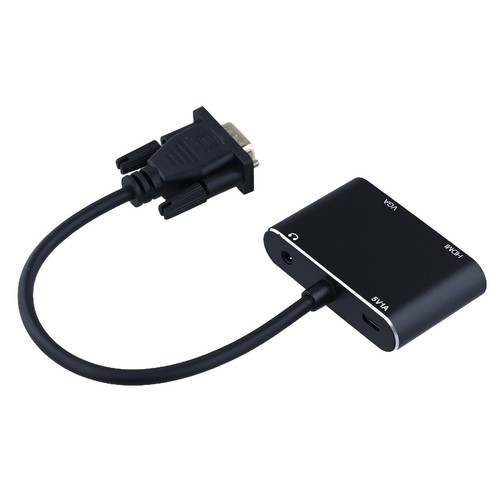 Adaptateur compatible VGA double écran pour jeux de travail et multimédia - Afbeelding 7 van 19