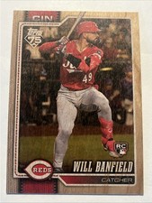 2026 Topps Series 1 Wood #247 Will Banfield /25 (RC) Cincinnati Reds