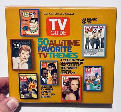 TV Guide: 50 All-Time Favorite TV Themes Box Set CD & Cards (Cards are Sealed)
