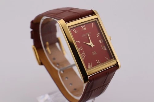 Vintage Seiko Slim Quartz Men's Wrist Watch - Comes With New Battery, New Band