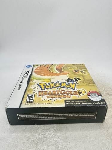 Pokemon Heartgold Nintendo DS Big Box W/ Pokewalker (No Manual/Cardboard) Tested - Picture 3 of 11