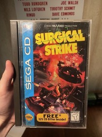 Surgical Strike-Sega CD - Complete CIB - W/Manual, Case & Game