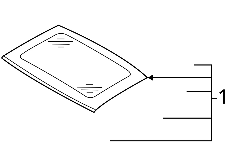 (LOCAL PICKUP ONLY) Roof Glass Fits 08-17 AUDI A5 1972116 Foto 4 de 4