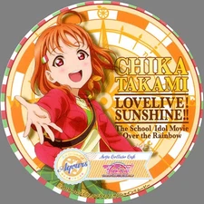 Coaster CHIKA TAKAMI Coaster "Sega Collaboration Cafe Love Live! Sunshine!! The