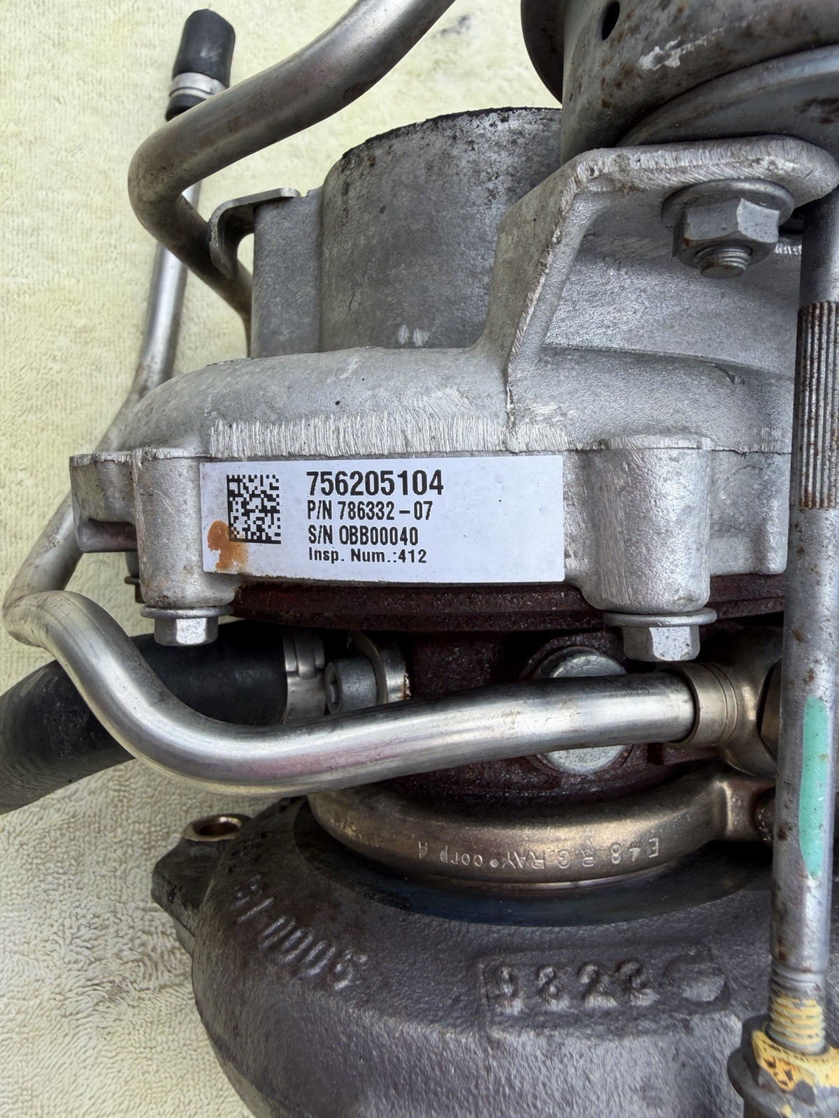 2016 Rolls-Royce Ghost/Wraith/Dawn Right Turbo 756205104 OEM