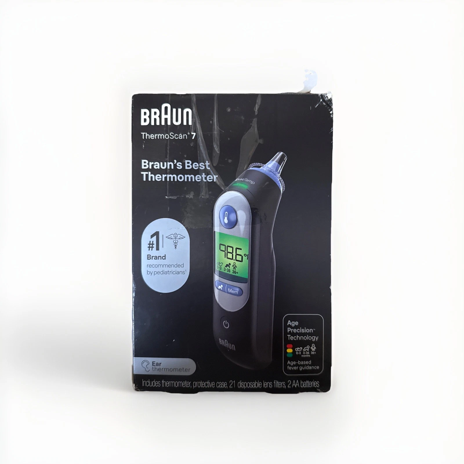 Braun IRT6520US Battery Powered Infrared Digital In Ear Thermometer with...
Opens in a new window or