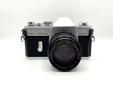 Porst Superflex 1000C Silver M42 Analog SLR 35mm Camera 135mm f/2.8 Kit Good