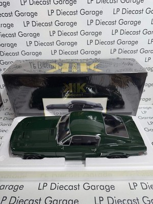 KK Scale 1968 Ford Mustang GT Highland Green Bullitt 1:12 Diecast