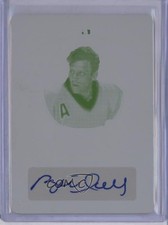 2014-15 ITG Leaf Metal Heroes Printing Plate Yellow 1/1 Brett Hull Auto HOF n5s