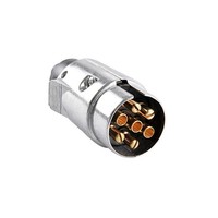PKW AnhäNger 12V AdapterstüCk 7 Polig Stecker Stromversorgung Adapter Metall