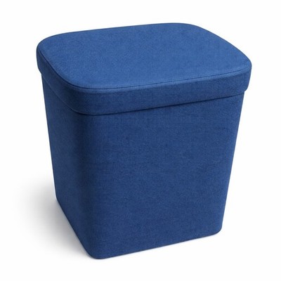 Stoffhocker blau für Thetford Porta Potti 145/345 mit Polster