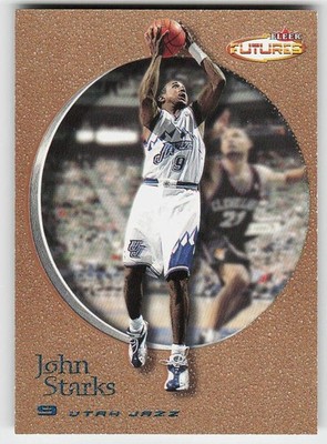 2000-01 Fleer Futures #168 John Starks BASKETBALL Utah Jazz