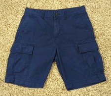 Levis Levi Strauss Size 32 MEASURES 33 Blue Ripstop Cargo Shorts