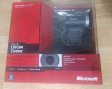 Microsoft Lifecam Cinema 1393 720p HD Wide Screen Webcam USB PC Windows