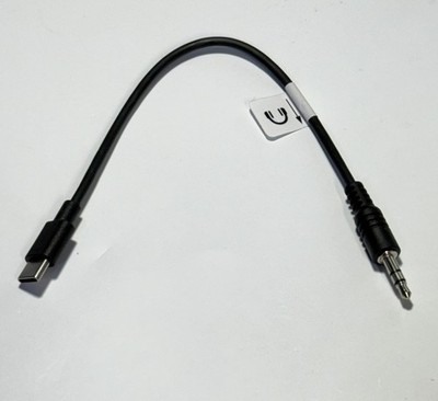Phonak Roger Audio Cable USB-C to 3.5mm 10'' Smartphone Cell Phone Audiocable