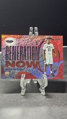  2025-26 Topps - Generation Now Derik Queen #GN-13 RED Holofoil (RC) 2/5 RARE 