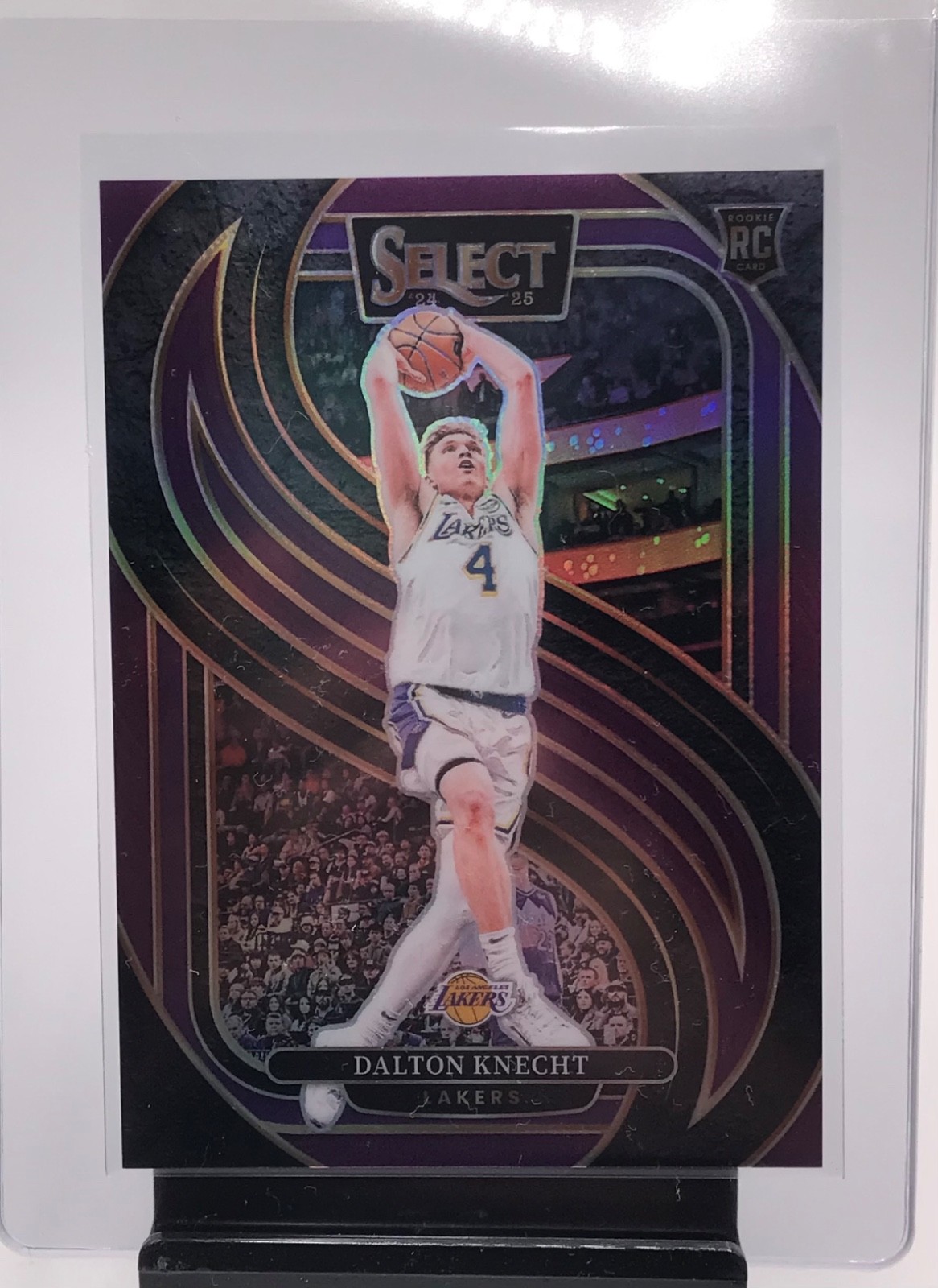 Dalton Knecht 2024-25 Panini Select 89/99 Purple Premier Level RC #186
