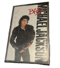 Michael Jackson BAD Audio-Cassette, 1987 Epic Vtg 1980s MJJ Album Tape ET40600