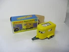 Matchbox Lesney Superfast SF43 Pony Trailer- yellow, GREEN BASE, boxed