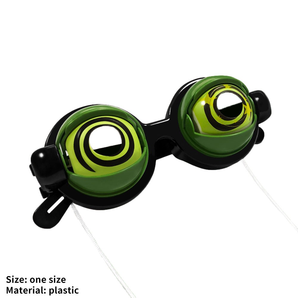 Party Toy Adult Kids Funny Wink Glasses Eyewear Crazy Eyes Props Crazy Blink JQ