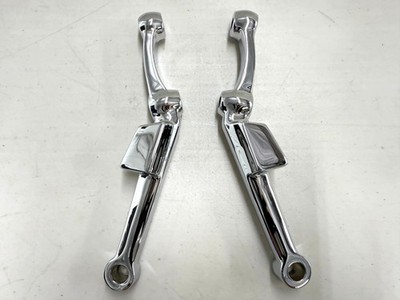 NEW 1955-57 CHEVY BEL AIR DRUM BRAKE SPINDLE STEERING ARM KNUCKLES / SHOW CHROME