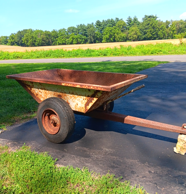 #ad Vintage Original Cub Cadet IH Dump Cart Trailer Model #1 1960s $295.00