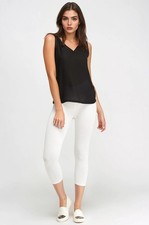 M&S White Crop Leggings