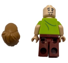 LEGO Shaggy Rogers Minifigure two facial expressions Scooby Doo 75902 scd001