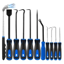 11 Pcs Automotive Hook and Pick Tool Set with Telescoping Magnetic